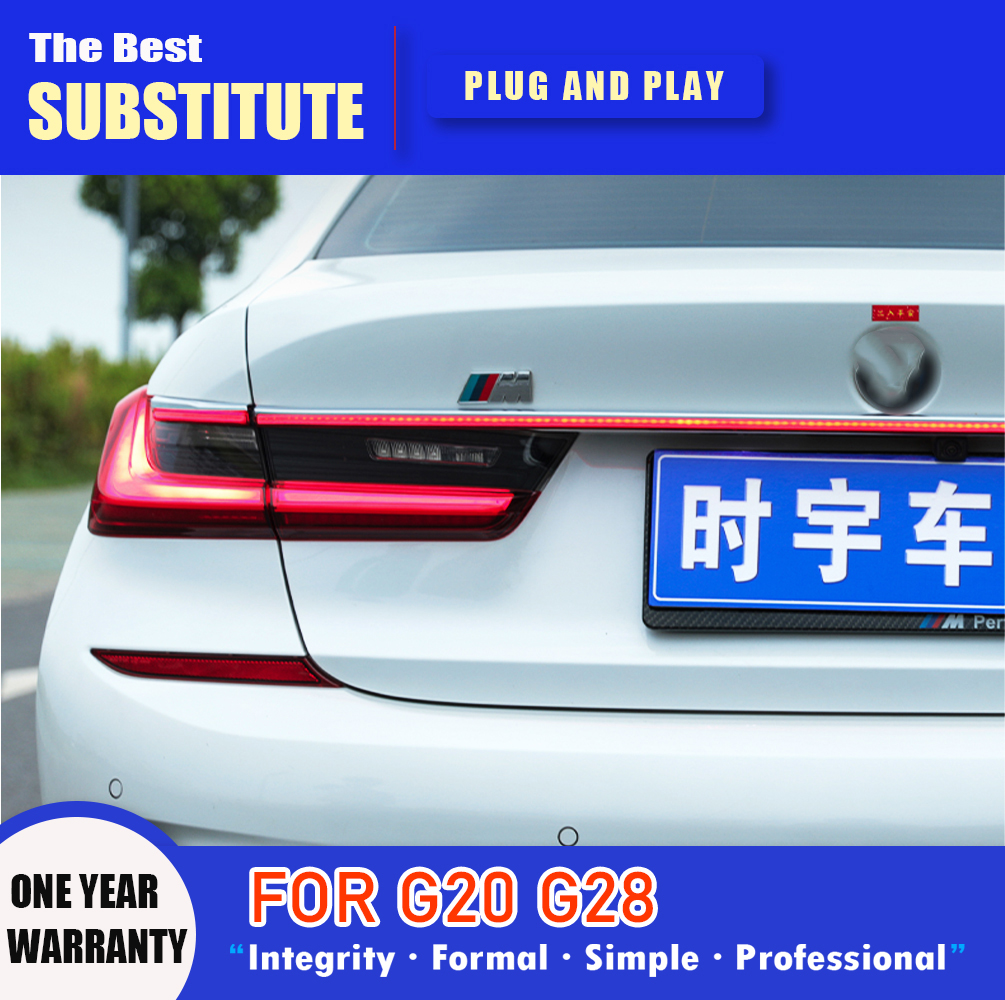 Car Styling Brake Reverse Parking Running Lights For BMW G20 G28 LED Tail Light 19-21 325i 320i Rear Lamp Taillight Assembly Auto Parts