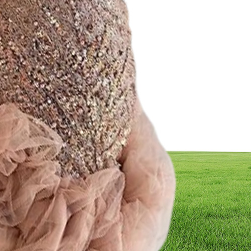 Dusty Pink Ruffles Short Cocktail Dresses Mini Prom Dress Beading Halter Lace Sequins Party Robes Vestido de Novia