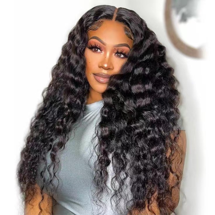 Loose Deep Wave Lace Frontal Wig Hd Lace Wig 13x4 Human Hair Black Brazilian Lace Front Human Hair Wigs On Promotion