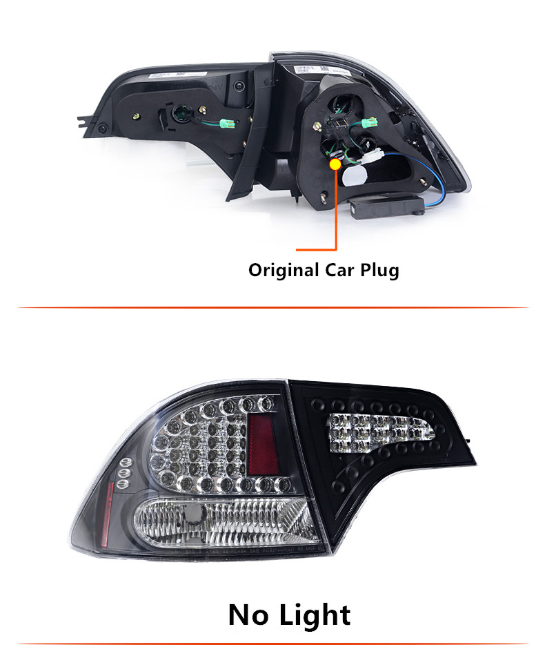 Rear Brake Reverse Fog Tail Light for Honda Civic FD2 LED Taillight 2006-2011 Turn Signal Lamp Car Accessories