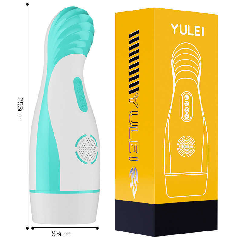 NXY Masturbators Men's Fully Automatic Airplane Cup Sex Products Adult Tools Electric Male Masturbation Appliance