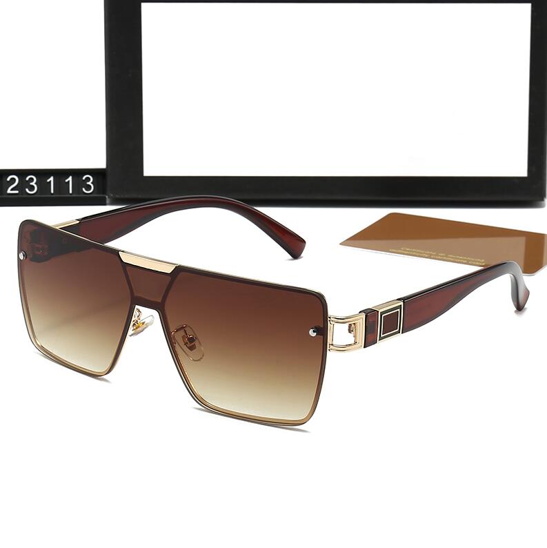 Summer Designer Sunglass Mens Women Sun Glasses Goggle Popular Unisex Eyewear Beach Sunglasses With Box 7 Colors Highly Quality