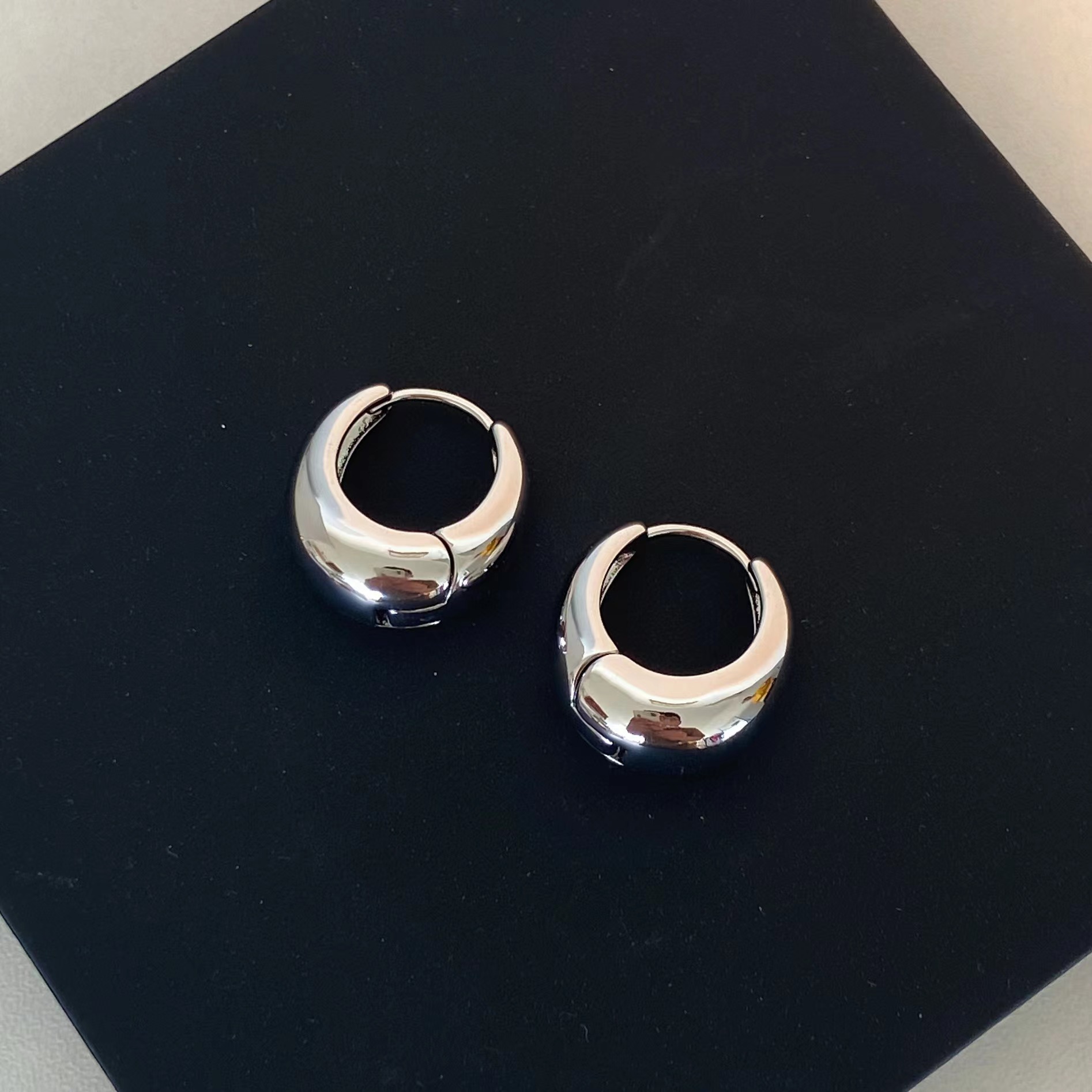 Simple stud designer earrings luxury earring women hoop Stud Flannel 18K Gold Plated jewelry fashion Accessories party gifts H260202