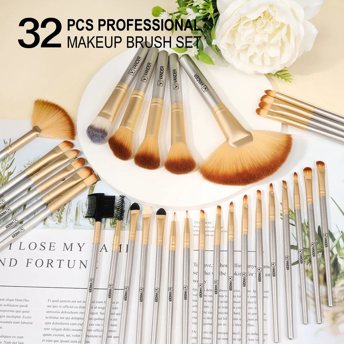 Makeup Brushes Set Professional Foundation Brush Soft Fluffy EyeShadow Cosmetics Blending Concealer Foundation Brush Beauty Tool 240220