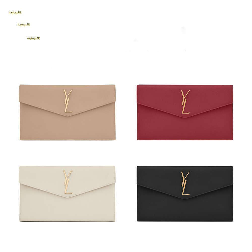 Evening Bags Fashion Real Leather Envelope Shoulder Bag Purses Womens Cross Body Flap Clutch Designer Bags Luxury Caviar Wallets Lady Handbag Travel Evening Bag