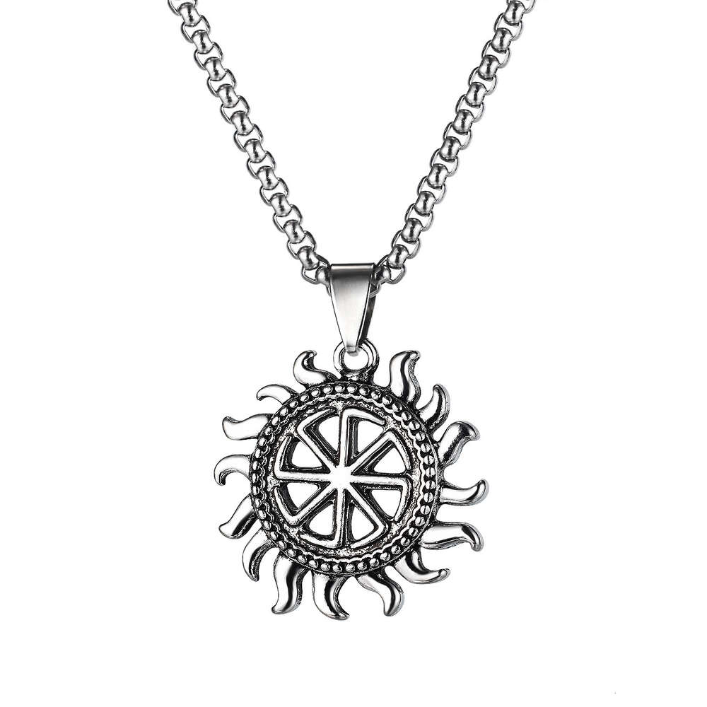 Hip Hop Wolf Tide Street Hand Charm Rock Love You Gesture Titanium Steel Necklace Fashion Personality Skull Pendant Bling Party Hip Hop Jewelry