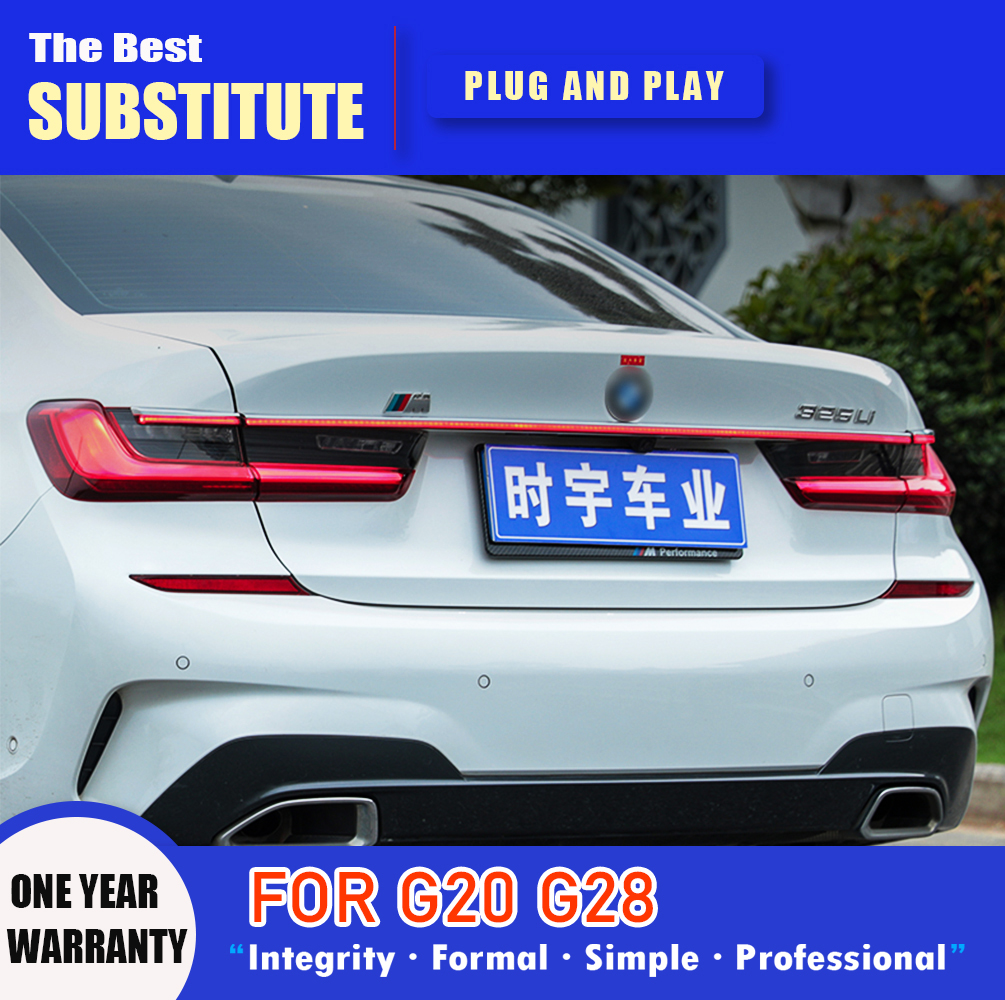 Car Styling Brake Reverse Parking Running Lights For BMW G20 G28 LED Tail Light 19-21 325i 320i Rear Lamp Taillight Assembly Auto Parts
