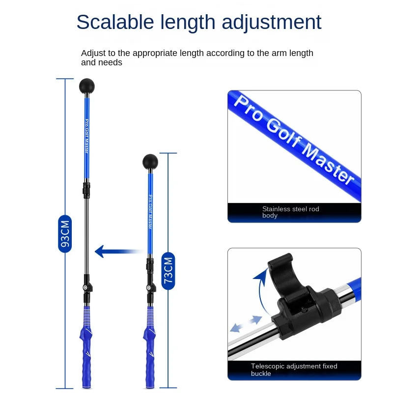 PGM Golf swing trainer Folding Correction Practitioner Adjustable Length Angle Beginner Available with Left Right Hands HGB023 240219