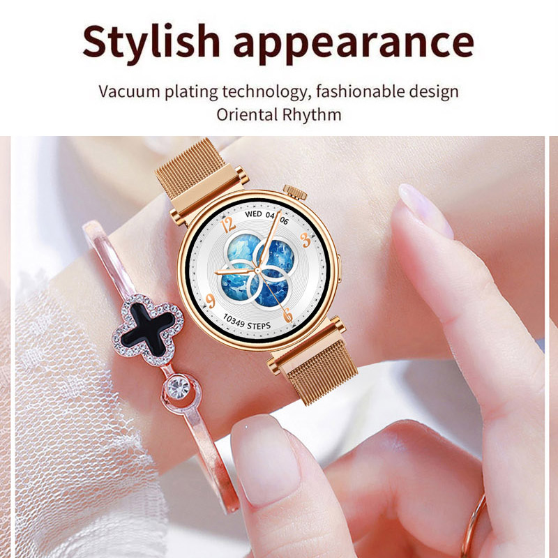 GT4 Mini Smart Watch Men Women Watch 10 1.3 inch HD AMOLED Full Touch Call Heart Rate Fitness Tracker Sport Clock Leather Strap Bracelet Wristwatch Sm