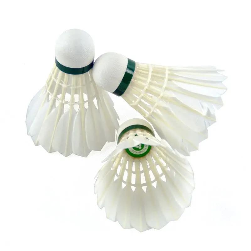 Victor CHAMPION NO1 Badminton Shuttlecock Duck Feather Flying Stability Durable Birdies professional Ball Battledore 240223
