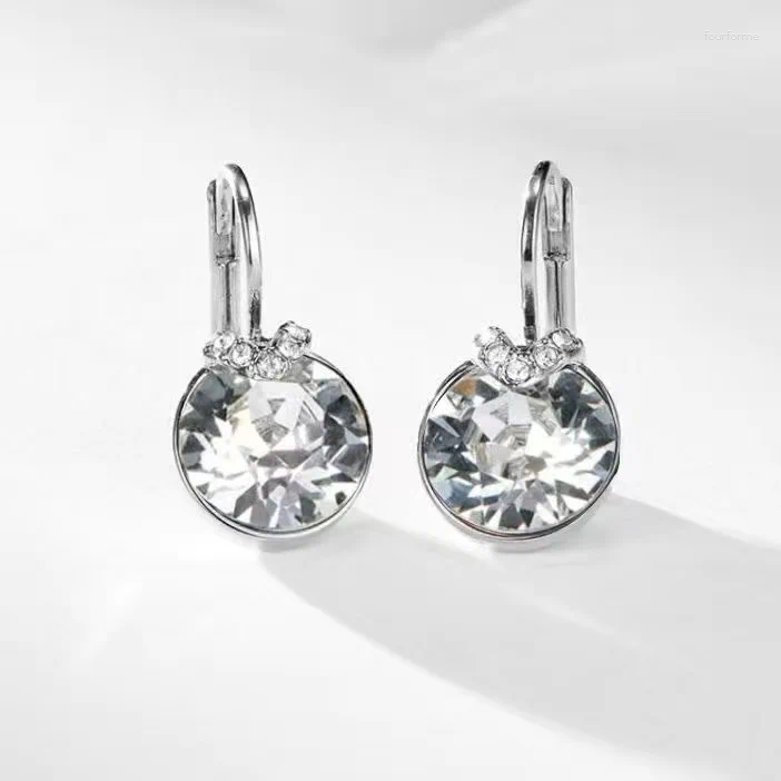 Elegant Pierced Jewellery: Miniature Round-Cut Gold Toned Bella Bellas by Austrian Craftsmanship