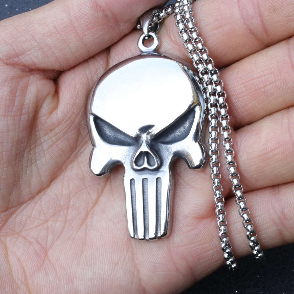 Wolf Tide Angel Wings Cross Pendant Necklace With Titanium Stainless Steel Chain Personalized Collar Bijoux Rock Gothic Hip Hop Jewelry Accessories Wh