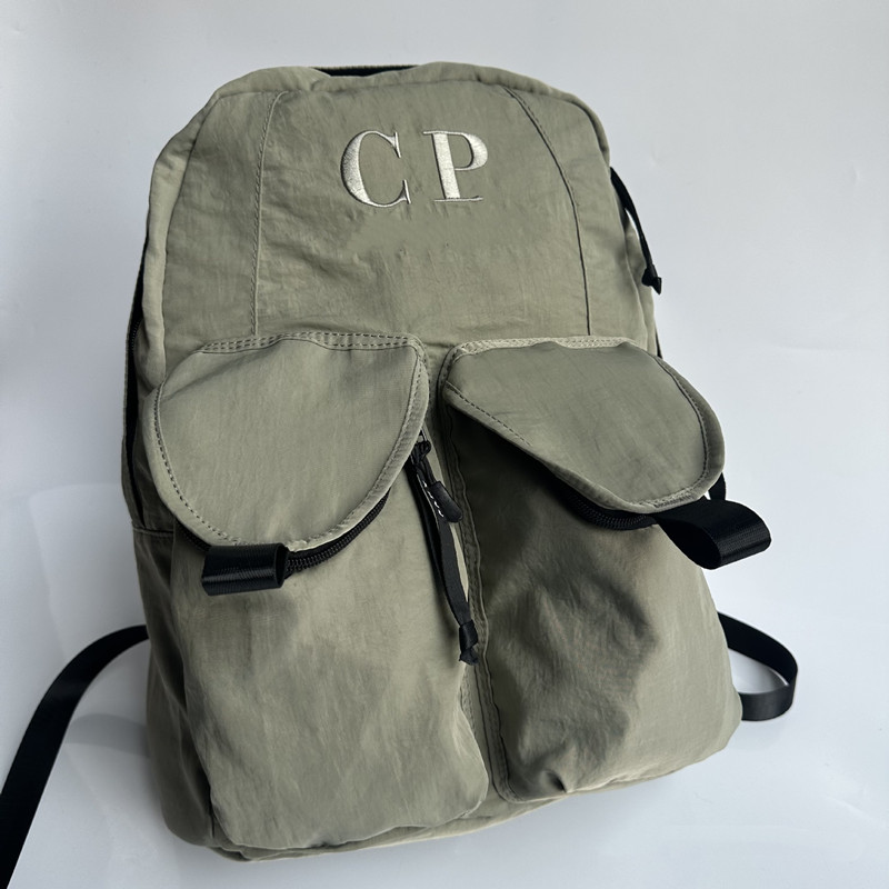 Men Women CP Shoulder Schoolbags Outdoor Sports Nylon Embroidered Logo Shoulder Bag