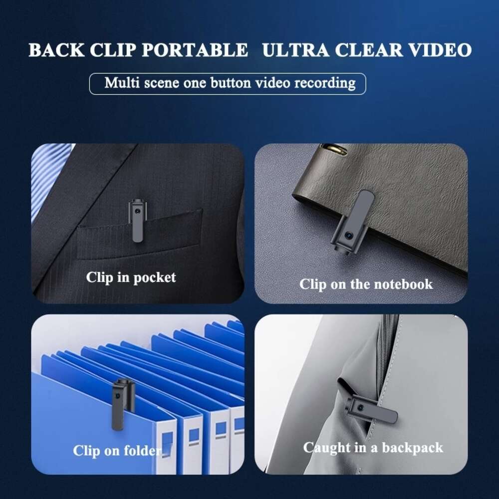 Communications Back Clip Mini Digital Full 1080p Tape Hd Video Audio Voice Recorder Sport Body Camera