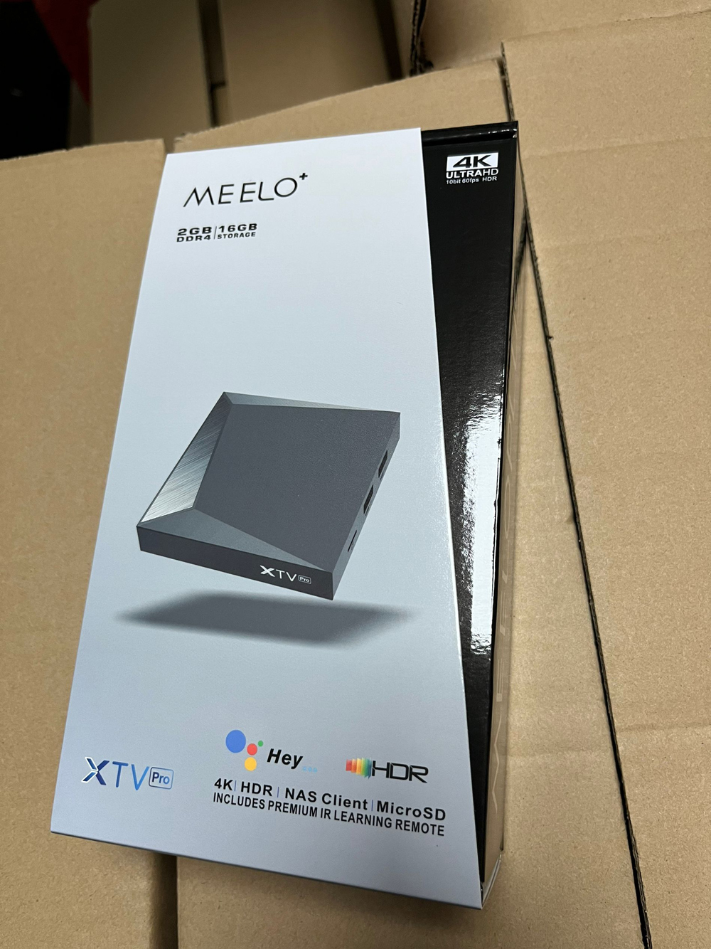 MEELO PLUS XTV Pro Stalker Android 9.0 Smart Tv Box 2GB 16GB Amlogic S905X3 5G Dual Wifi XTREAM Codes Set Top Box 1000M LAN 4K HD Media Player