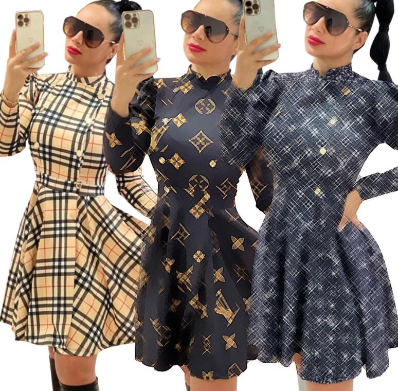 Women's casual dress 2024 spring/summer fashion casual letter print designer brand women's dress