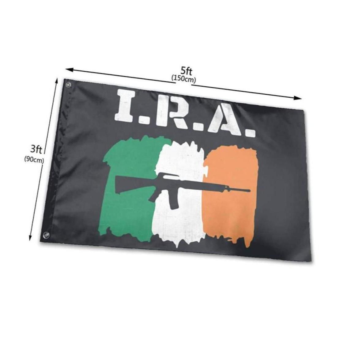 Banner Flags Banner Flags Ira Irish Republican Army Tapestry Courtyard Flag 3X5Ft Terracepot Balcony Outdoor Decoration Lawn Garden Flower Flag90 Dh2P