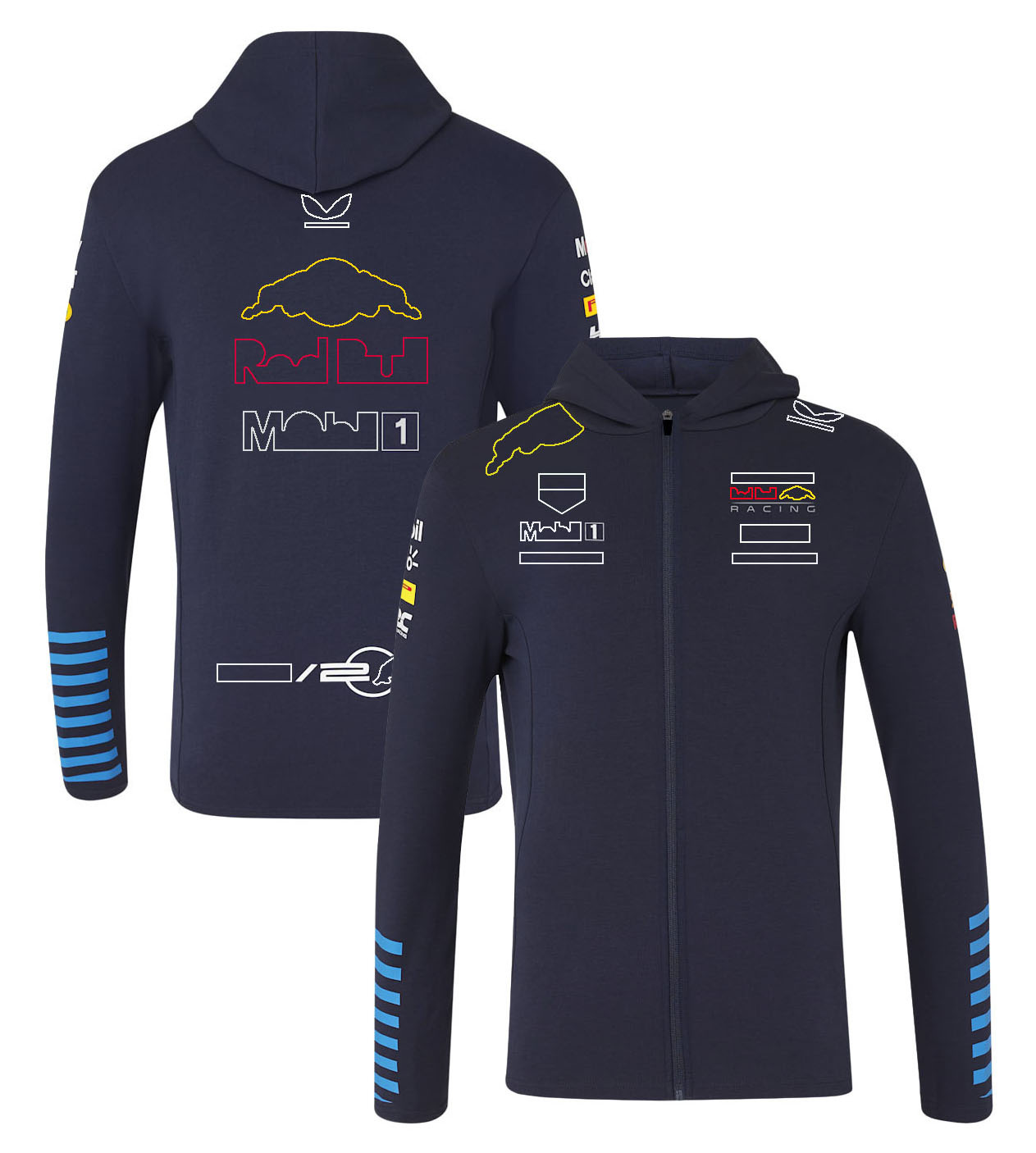 2024 F1 Formula 1 Team Softshell Jakcet Hoodie Racing New Season Teamwear Sweat Driver Hooded Sweatshirt Men Vest Pullover free shipping