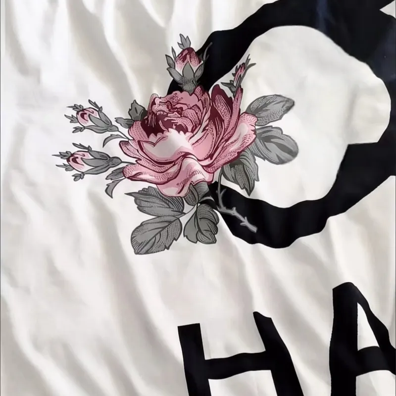 Nordic light high-end four-piece quilt set with ground wool double plus 2.0m bed sheet non-slip fashion