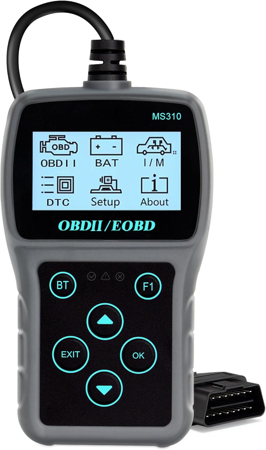 OBD2 Diagnostic Scan Tool Engine Fault Code OBD II Scanner with Bluetooth and Car Battery Tester for All Vehicle