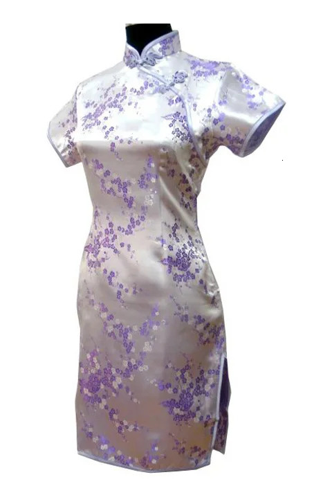 Black Traditional Chinese Women Qipao Dress Sexy Short Mini Cheongsam Handmade Button Flower Large Size 3XL 4XL 5XL 6XL 240220