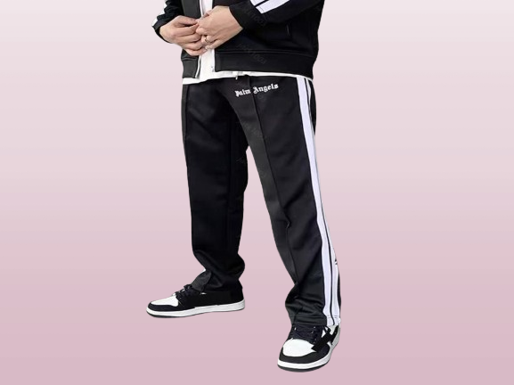 s Pants 22SS Logo letters Striped Side Zipper Retro Campus Men Women Sports Casual Pants 4109 03