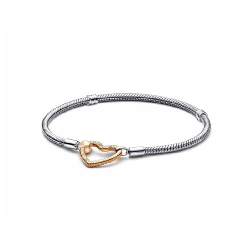 S925 Sterling Silver Hiphop Cuban Miami Chain Bracelets Men Women with Original BOX fits pan Authentic Birthday Gift Christmas Jewelry BR049