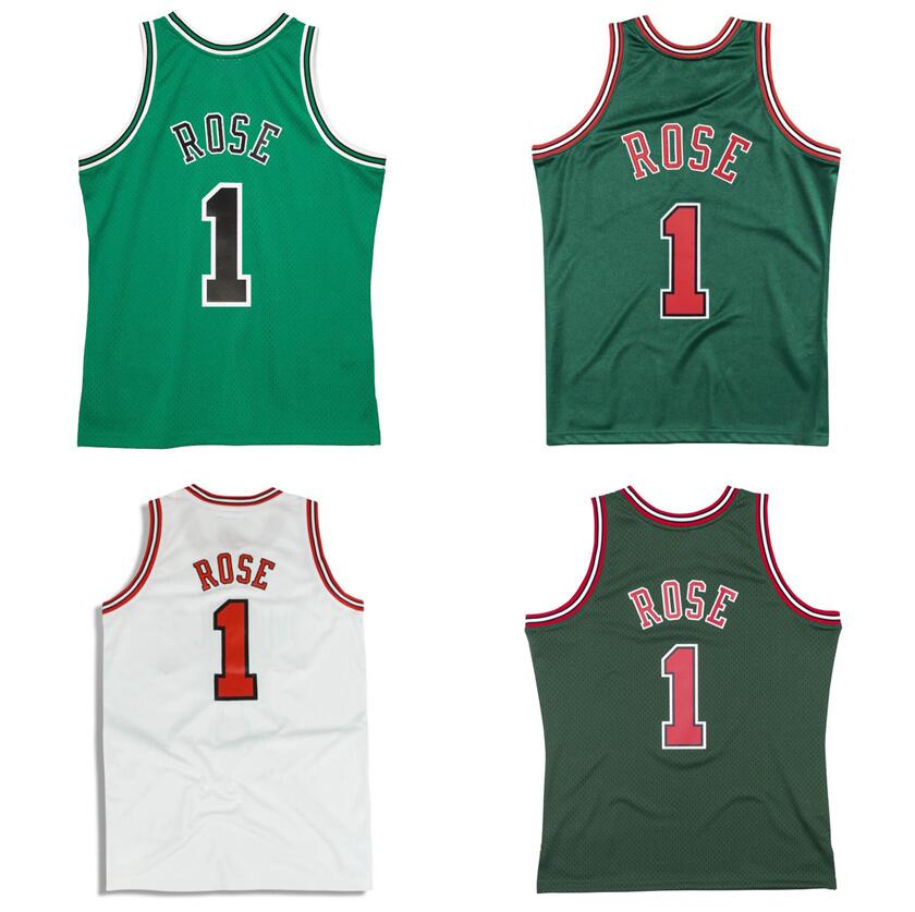 Stitched basketball Jersey Derrick Rose 2008-09 Mesh Hardwoods Classics retro jerseys Men Women Youth S-6XL #1