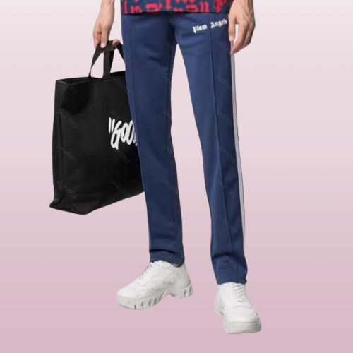 s Pants 22SS Logo letters Striped Side Zipper Retro Campus Men Women Sports Casual Pants 4109 03