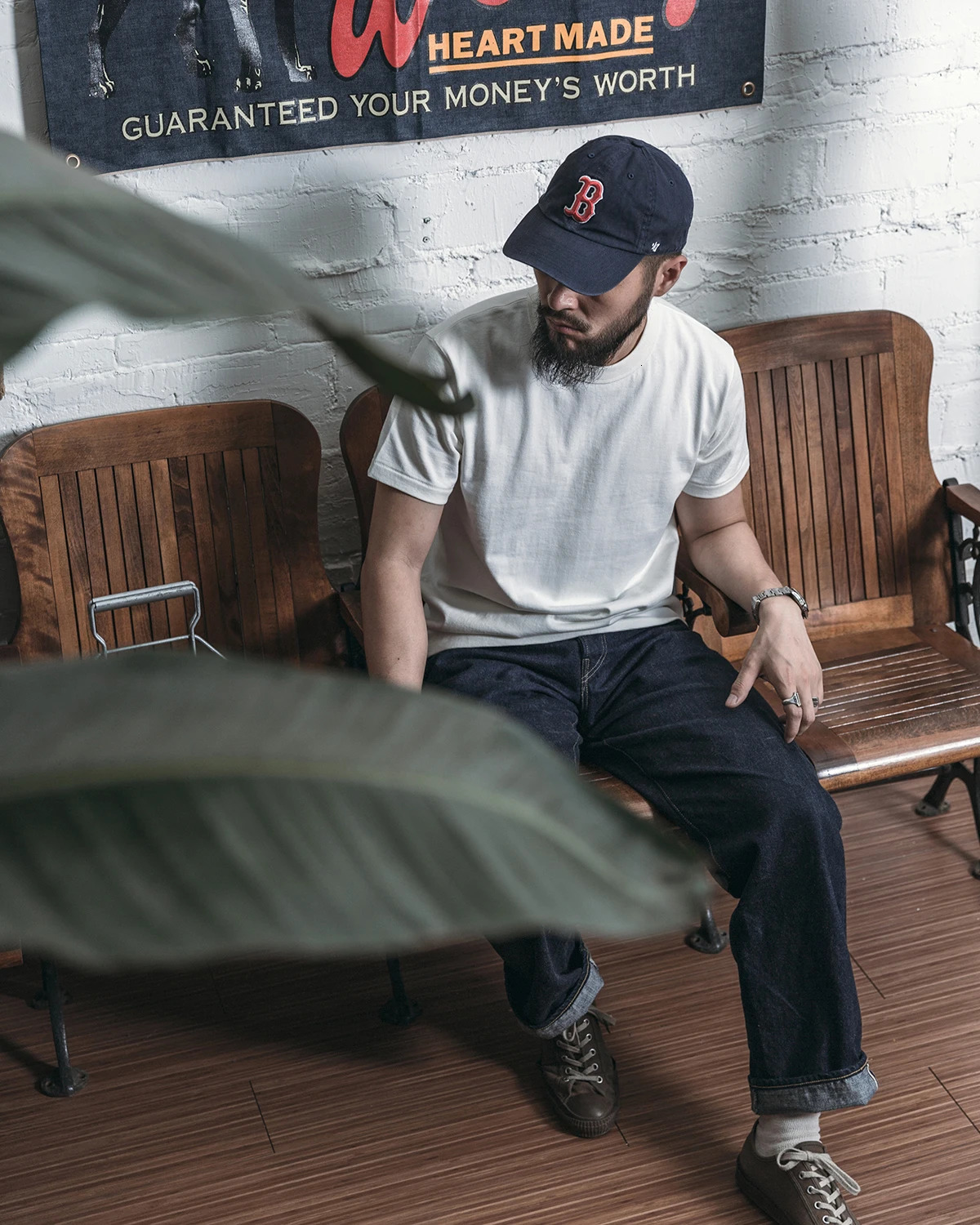 Bronson Heavyweight Seamless Tubular T-Shirt Summer Mens Plain Basic Tee Shirts 240223