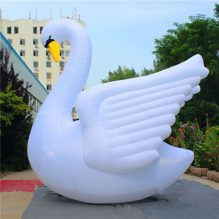 Giant Inflatable Balloon Swan Mascot For City Event Decoration or Advertising Inflatables