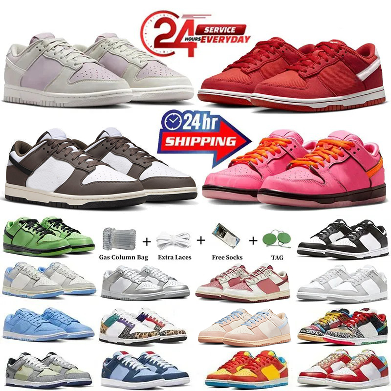 Designer low Mens Women Running Shoes Cacao Wow Oil Green Mystic Red University Blue Unlock Your Space Chinook Salmon Pink Platinum Violet Sports Trainers Sneakers