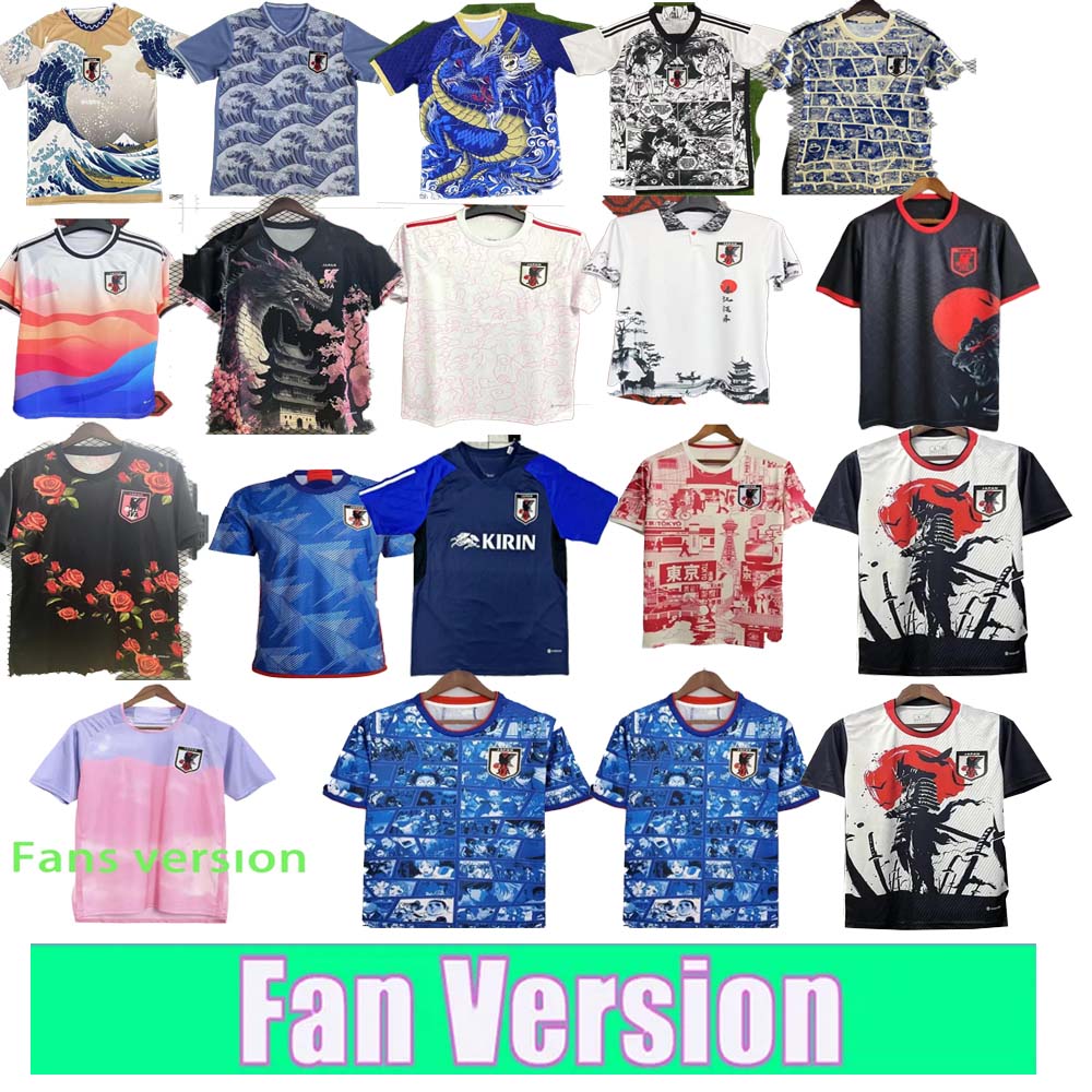 2024 Cup JapAn Soccer Jerseys Cartoon Fans ISAGI ATOM TSUBASA MINAMINO HINATA DOAN KUBO MITOMA 22 23 24 Japanese uniform Football Shirt Chinese dragon