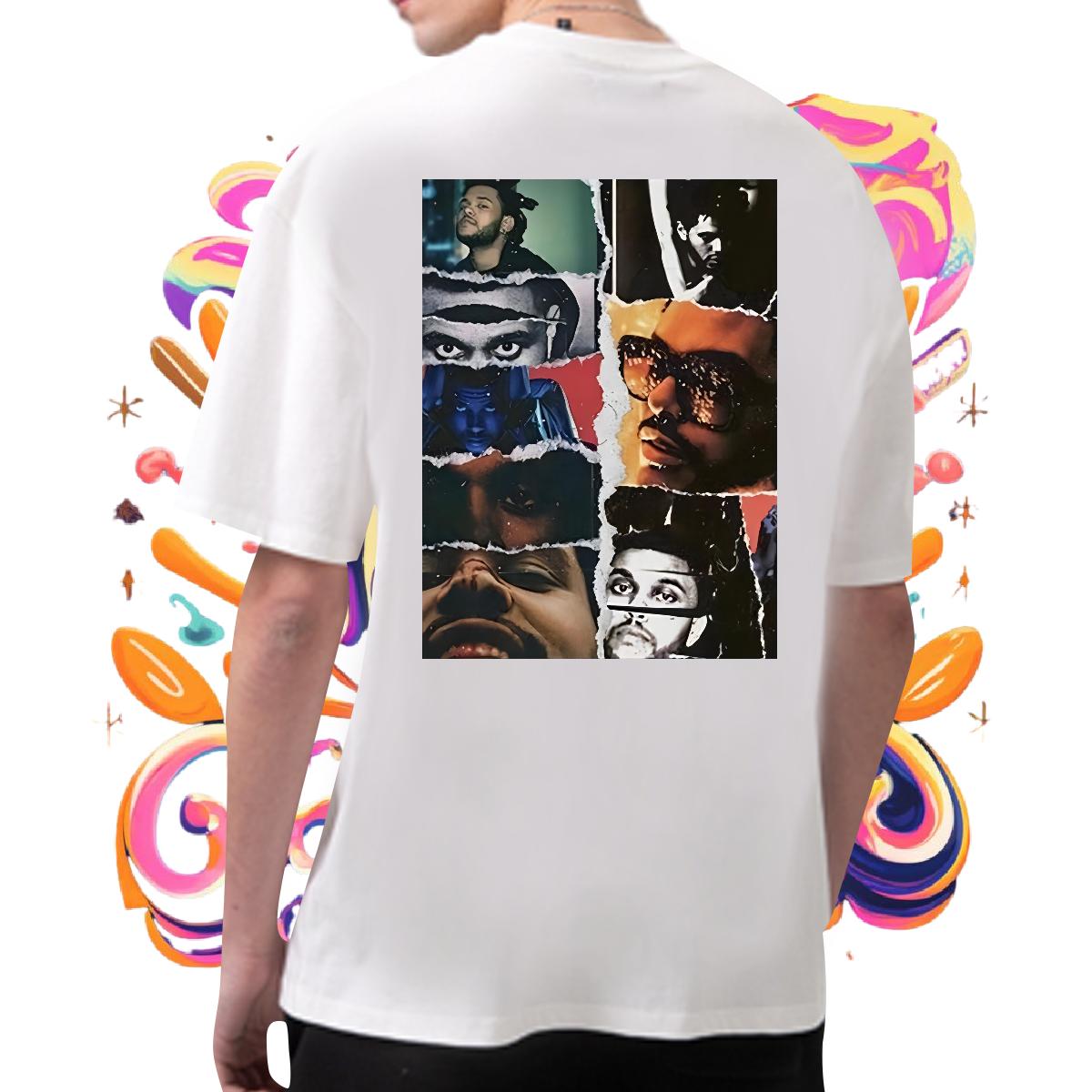 2024 DIY T-Shirts Oversized Men Tops Tees Beach Round Neck Short Sleeve Cool Tops Shirt
