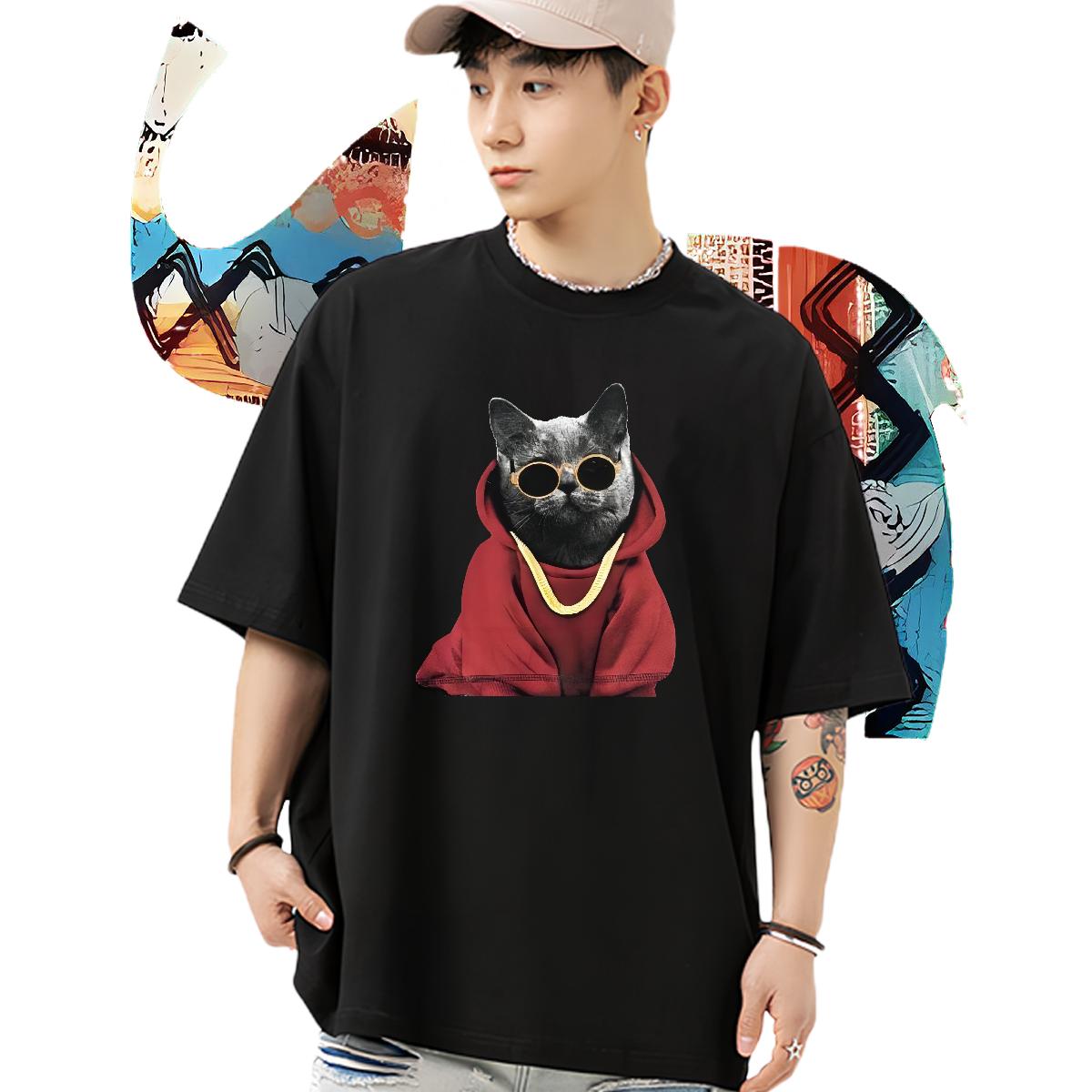 Classic T shirt Casual Beach Round Neck Short Sleeve Mens Tshirts DIY Customized DIY Printed Clothes