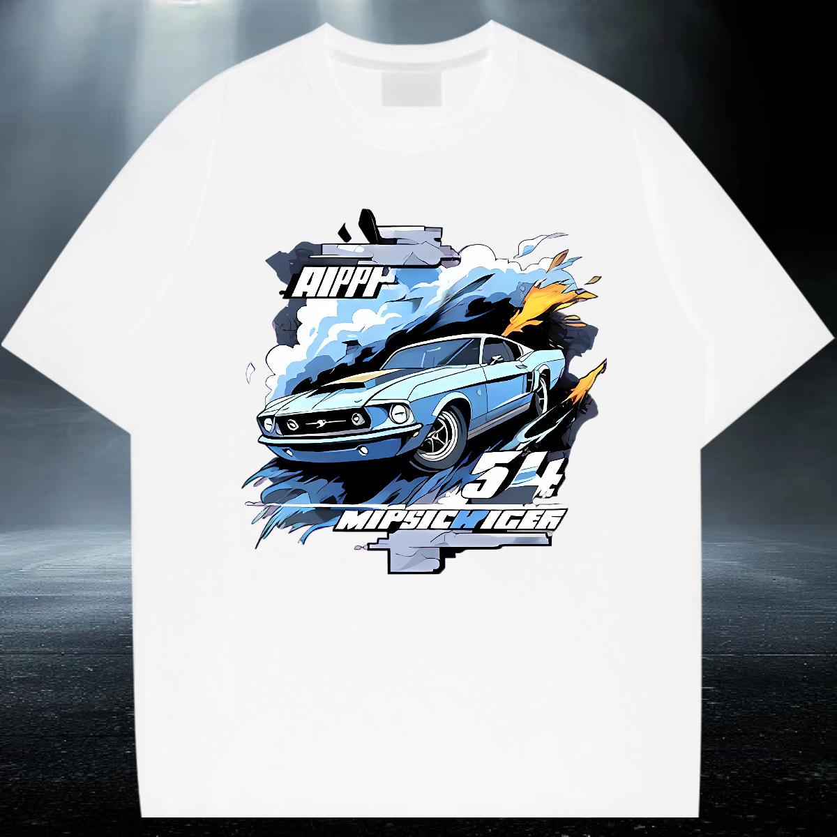 Wholesale Mens T Shirts DIY Printed Casual Men Tshirts Crew Neck Cotton Wholesale Clothes