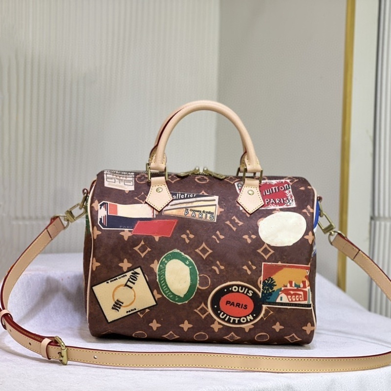 24SS Men's And Women's Universal Luxury Designer Tote Bag Leather Shopping Bag Women's Handbag Shoulder Bag Crossbody Bag Upscale Outdoor Travel Bag 30CM