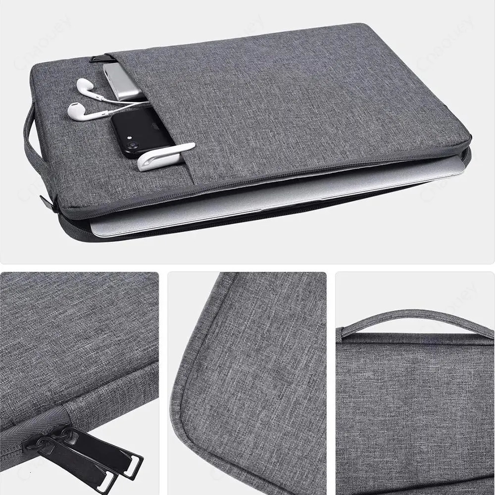 Laptop Sleeve Handbag Case for HP 13.3 13.5 14 15.6 16 Waterproof zipper Portable Notebook Cover for HP 11.6 12.5 Bag 240528