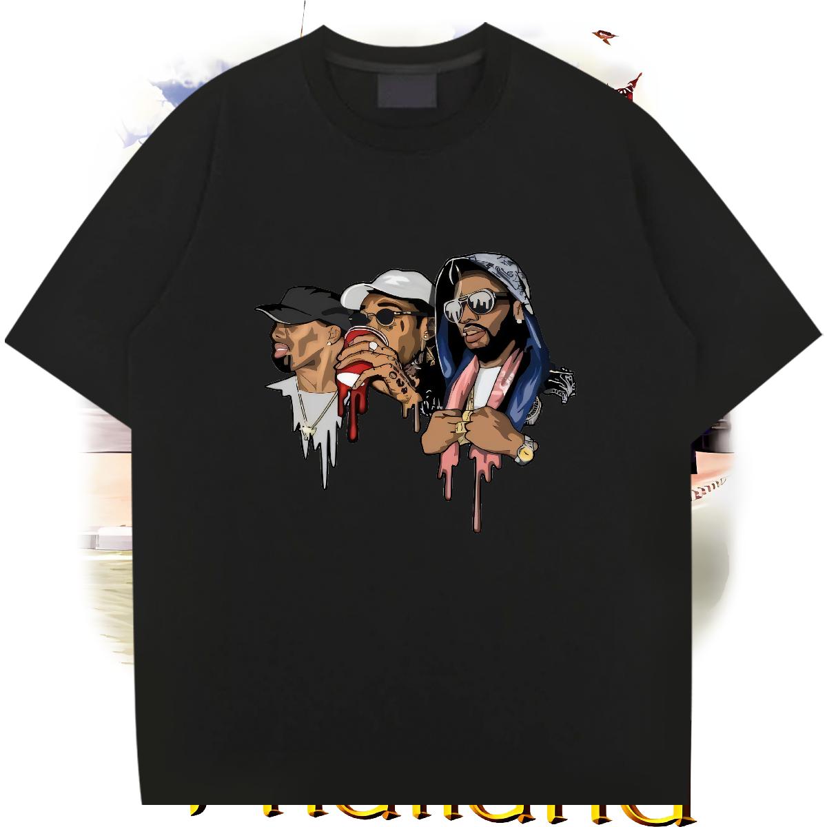 Unisex T-Shirts for Men Home Outdoor Short sleeve Cotton Soft Men Tees New Custom Anime Clothings