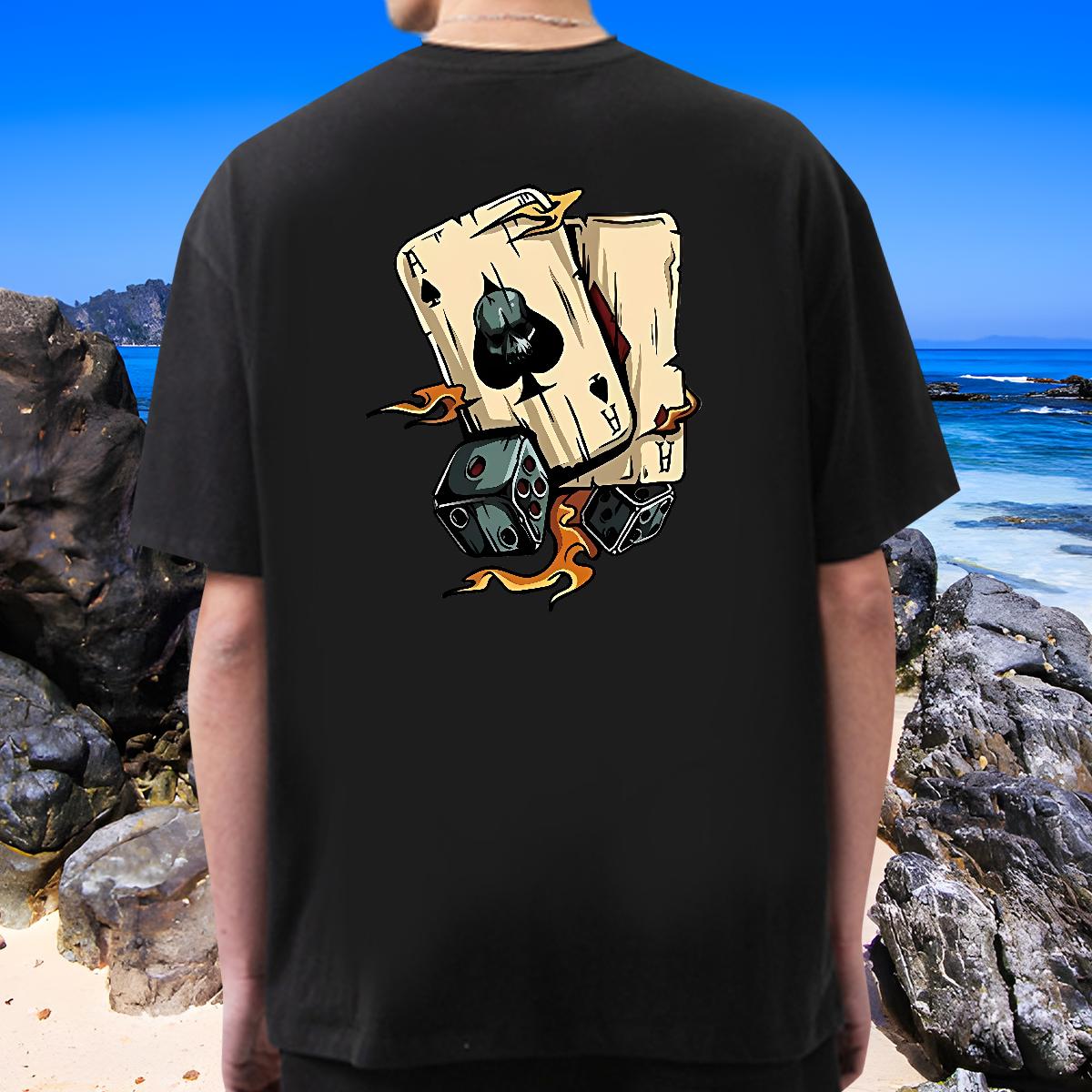 Custom Mens T Shirts Plus Size Cartoon Couples T Shirts Casual Round Neck Short Sleeve Cool Tees