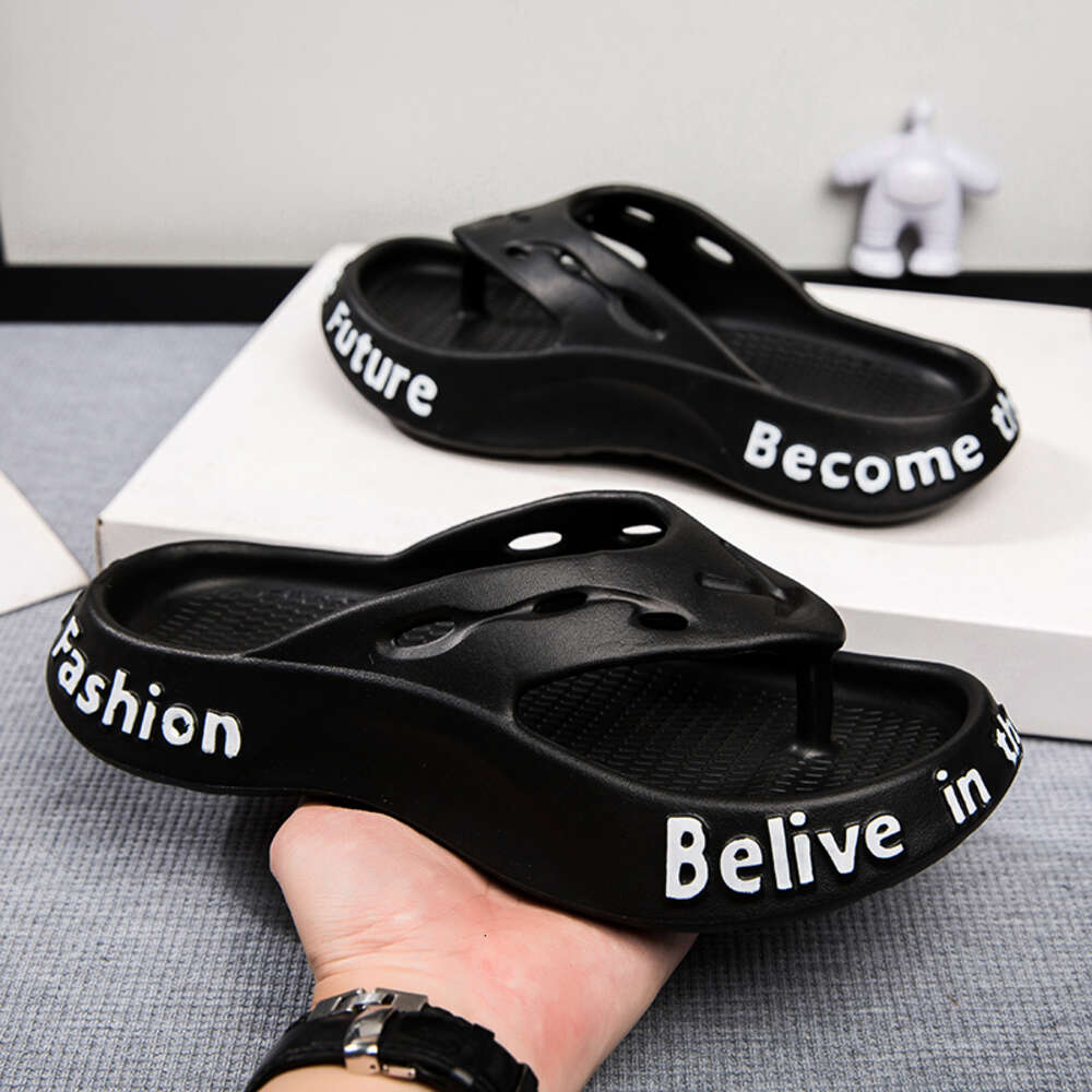 2024 New Summer Slippers Mens EVA Leisure Flip Flops Non-slip Beach Bathroom Flats Ourdoor Slides Thick Sole Creative Casual b9d6f
