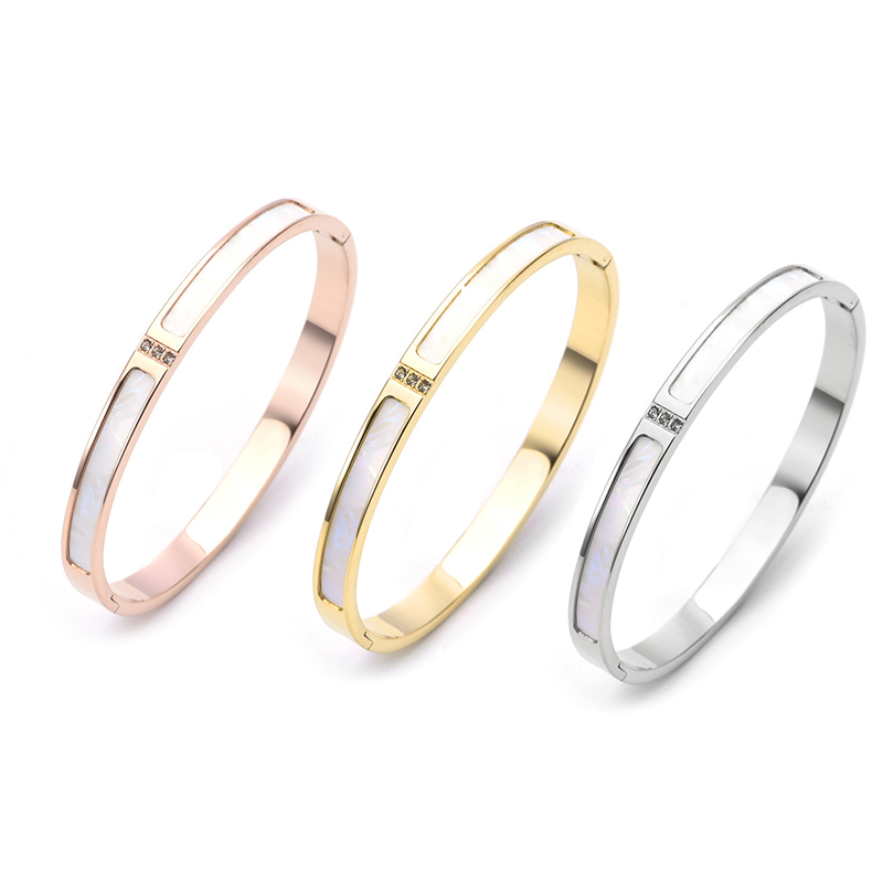 New men's and women's bracelets fashion simple style 3 diamond bracelet jewellery accessories gold, silver, rose gold