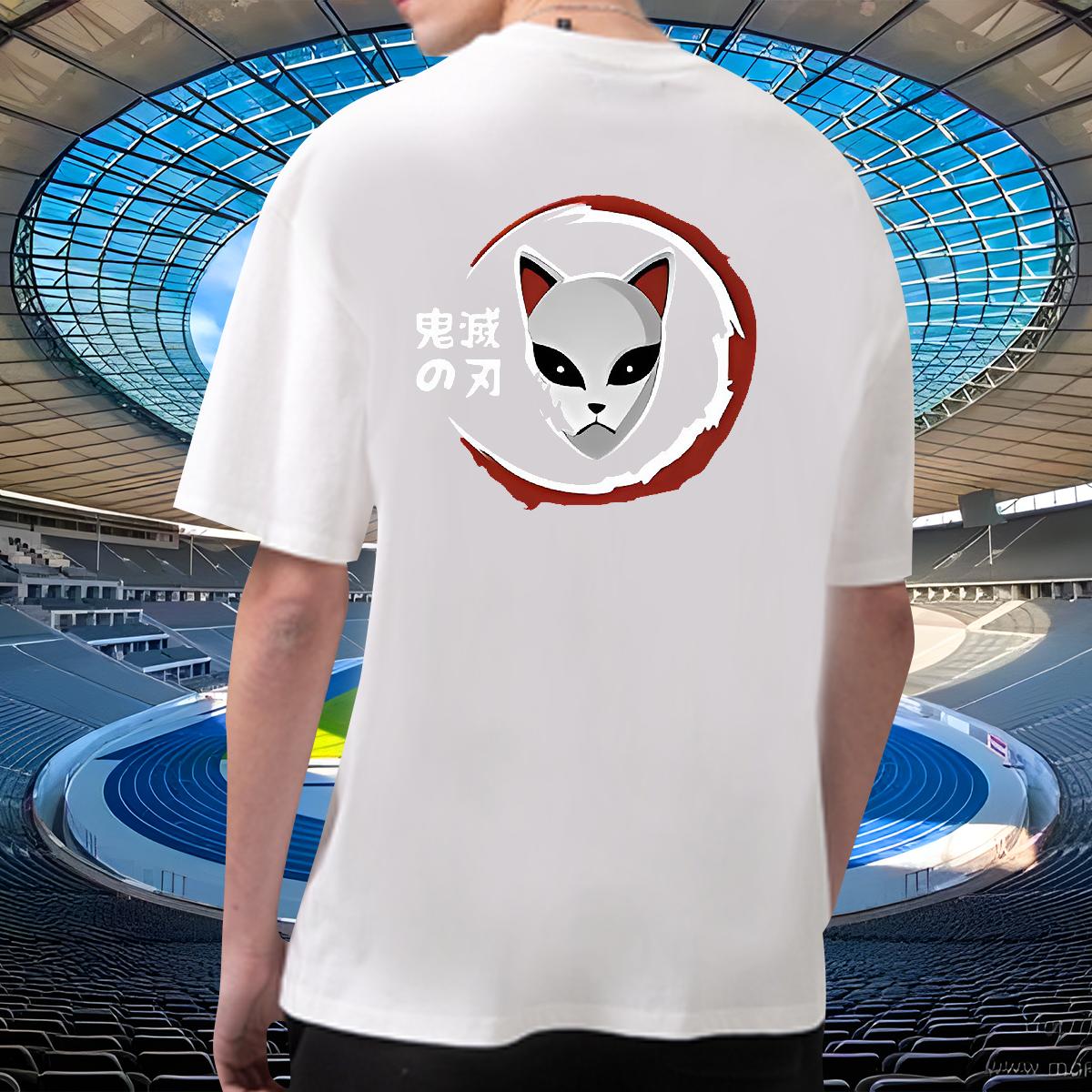Stylist T shirt Anime Print Outdoor Men Tshirts Crew Neck Cotton Classic Tees Shirts