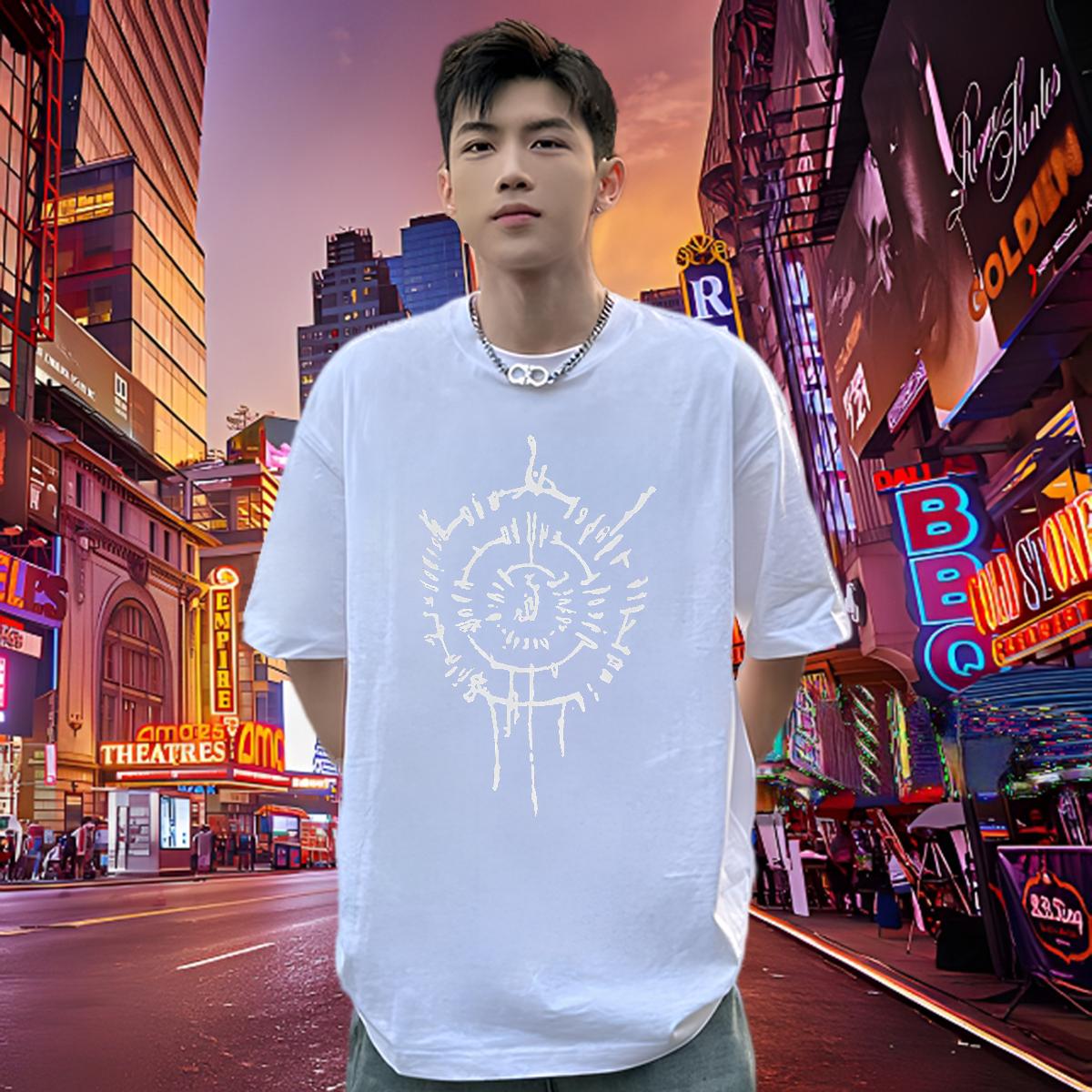 Brand T-Shirts Sports Casual Breathable Crew Neck Tshirts DIY Customized DIY Anime Polos