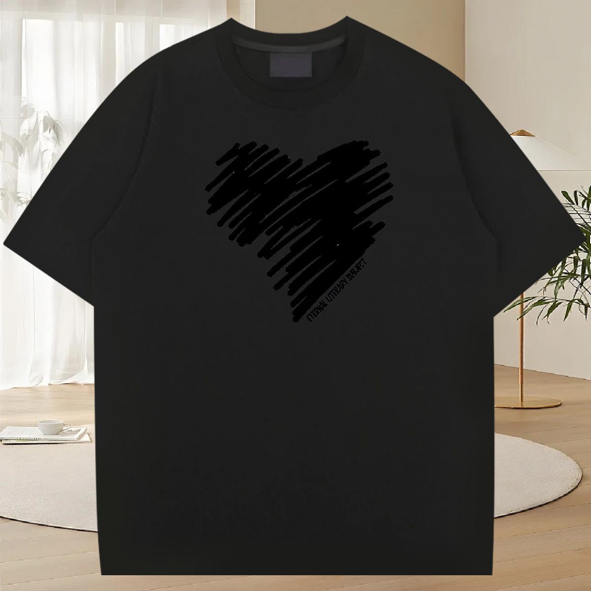 2024 Designer Mens T Shirts Plus Size Custom Summer Casual Tshirts Breathable Short Sleeve Wholesale Tops