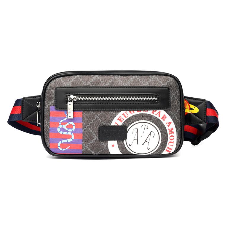 2026 Men Women Waist Bags Leather Sport Runner Fanny Pack Belly Waist Bum Bag Fitness Running Belt Jogging Pouch Back Grid Bags