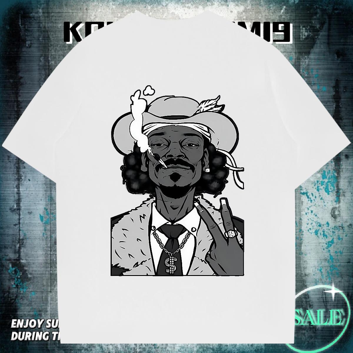 2024 T shirt Cartoon Printing S-3XL Daily Wear Men Tops Tees Cotton O Neck Short Sleeves Cool Design Clothings