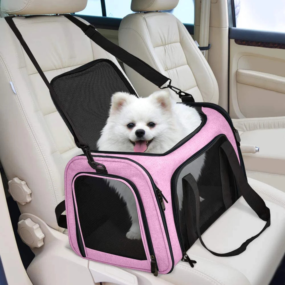 Cat Carrier Pet Dog Carrier Dog Backpack Pet Cat Transport Bag Dog Travel Bags Airline Approved Carrier for Small Dogs Cats 240524