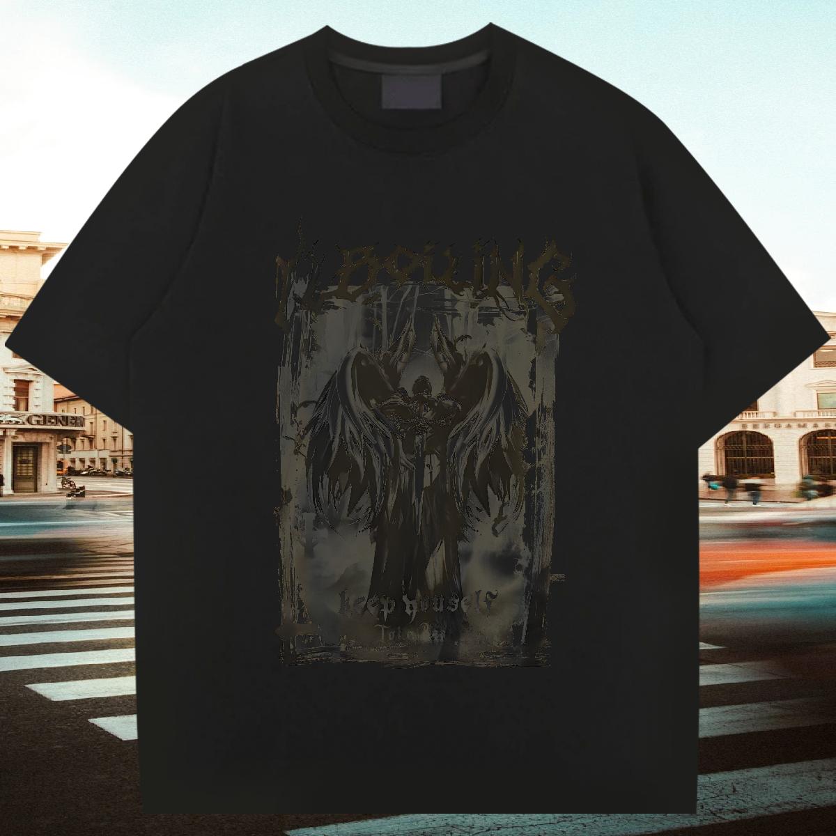 Fashion Man T Shirts Customized Print Mens Tshirts Casual Beach Short Sleeve Cotton O-Neck Wholesale Tee Shirt