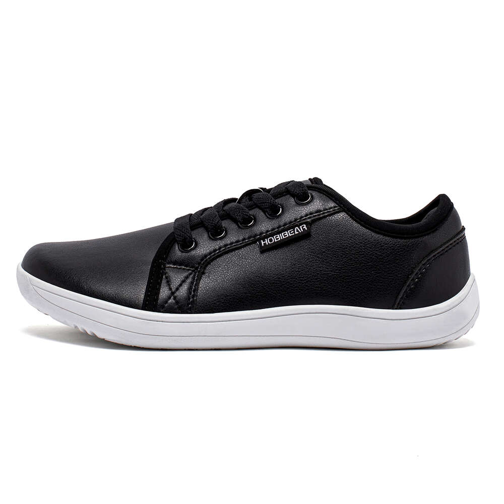 For HOBIBEAR Minimalist Men Wide Toe Barefoot Zero Drop Casual Leather Fashion Sneakers Lightweight Walking Shoes Ddmysaturn